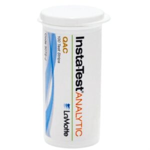 LaMotte - Tirillas Amonio Cuaternario  (QAC 0 - 500 ppm) Paquete de 100 pruebas