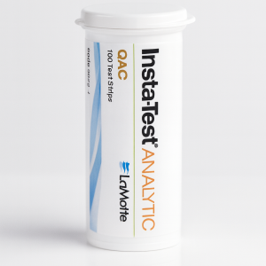 LaMotte - Tirillas Amonio Cuaternario  (QAC 0 - 500 ppm) Paquete de 100 pruebas