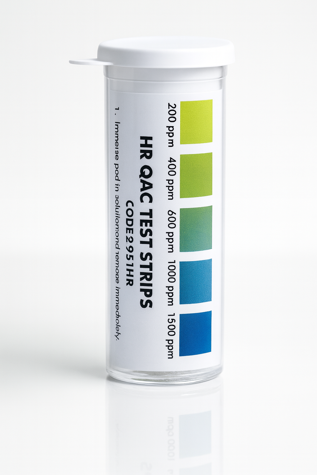 LaMotte - Tirillas Amonio Cuaternario Rango alto (200 - 1500 ppm) 50 pruebas