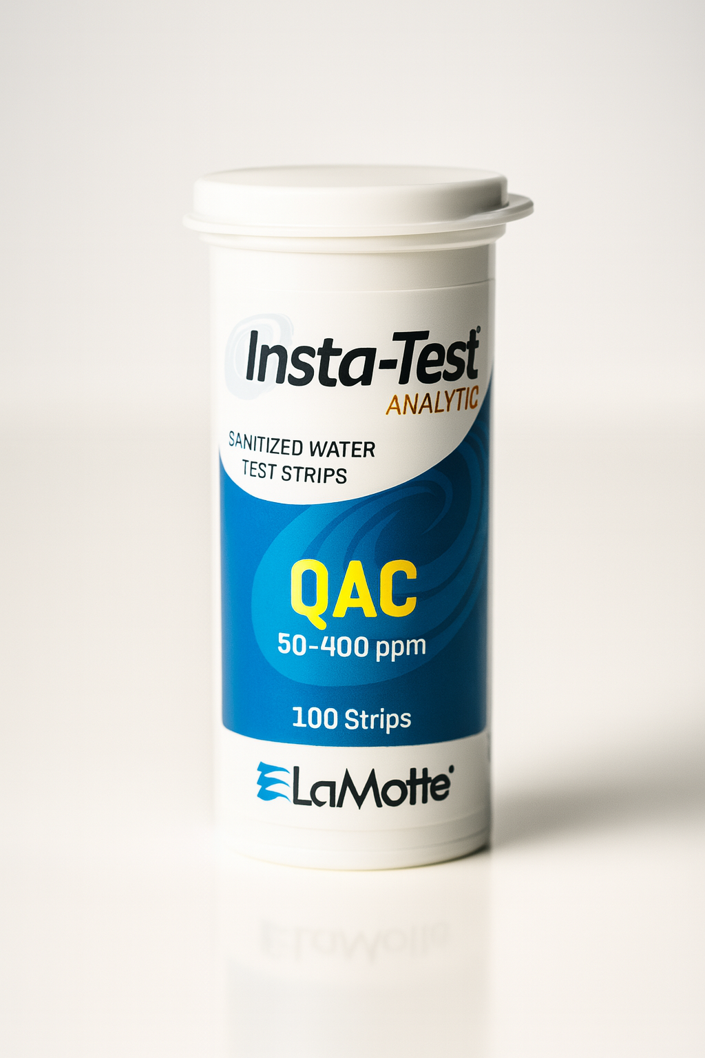 LaMotte - Tirillas Amonio Cuaternario (50 - 400 ppm) Paquete de 100 pruebas