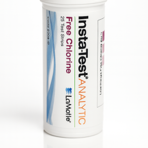 LaMotte - Tirilla Cloro Libre (Rango Bajo -  0 - 10) ppm Paquete de 25 pruebas