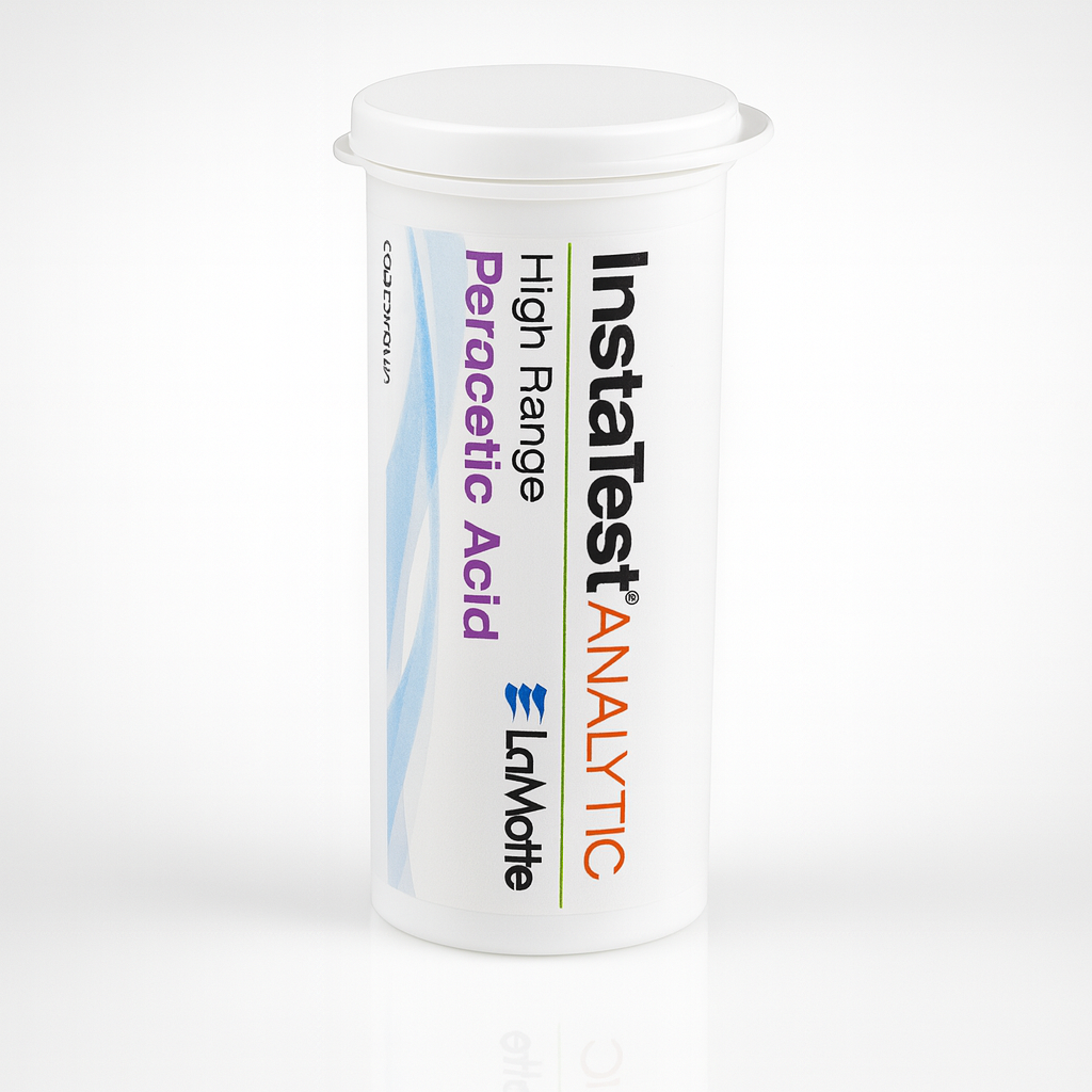 LaMotte - Tirillas Ácido Peracético (rango alto 0 - 1000 ppm) paquete de 50 pruebas