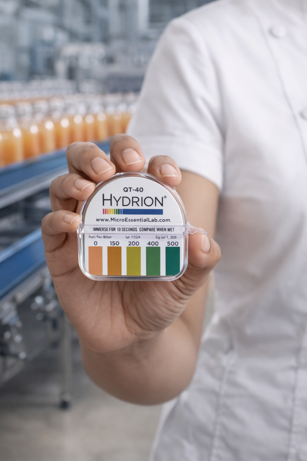 Hydrion - Amonio Cuaternario. Caja x10 Rollos 0 - 500 ppm - Imagen 2